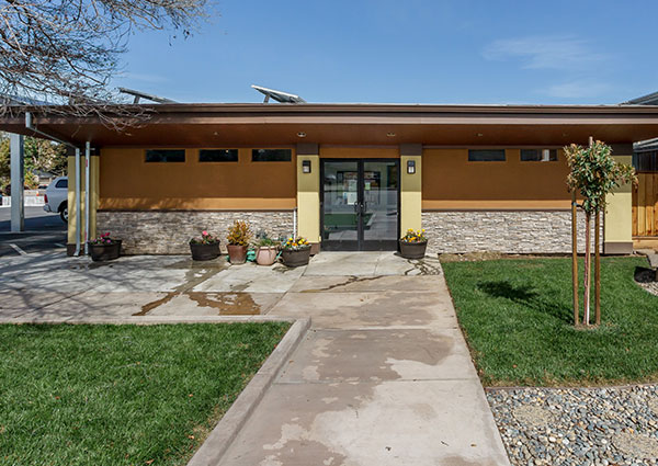 Carousel Slide 3: Camden Pet Hospital Exterior Front Entrance